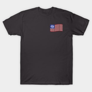 American Shotokan Flag pocket badge T-Shirt